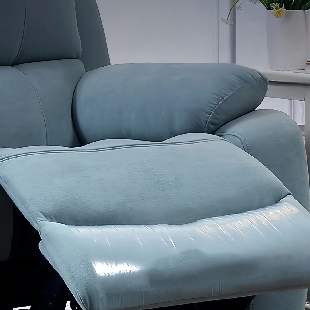 Modern Single Massage Recliner Chair Rocking Zero Gravity Space Seat Easy-clean Tech Fabric Power Recline Gliding