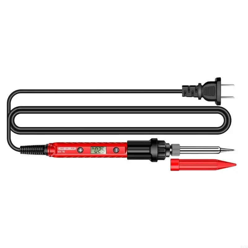 E15A Soldering Iron Soldering Iron with Temperature Control Ceramic Heating for Accurate Efficient Soldering Work Tool