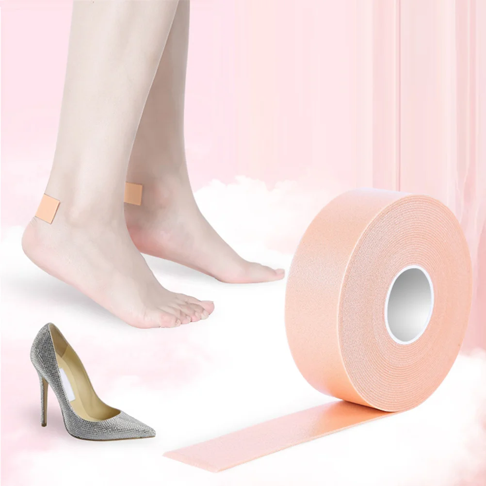 2 rotoli di adesivi per cuscini sul tallone posteriori, cuscinetti in spugna, antiscivolo, resistenti all'abrasione, per la cura dei piedi, inserti per scarpe, donne, uomini, bambini