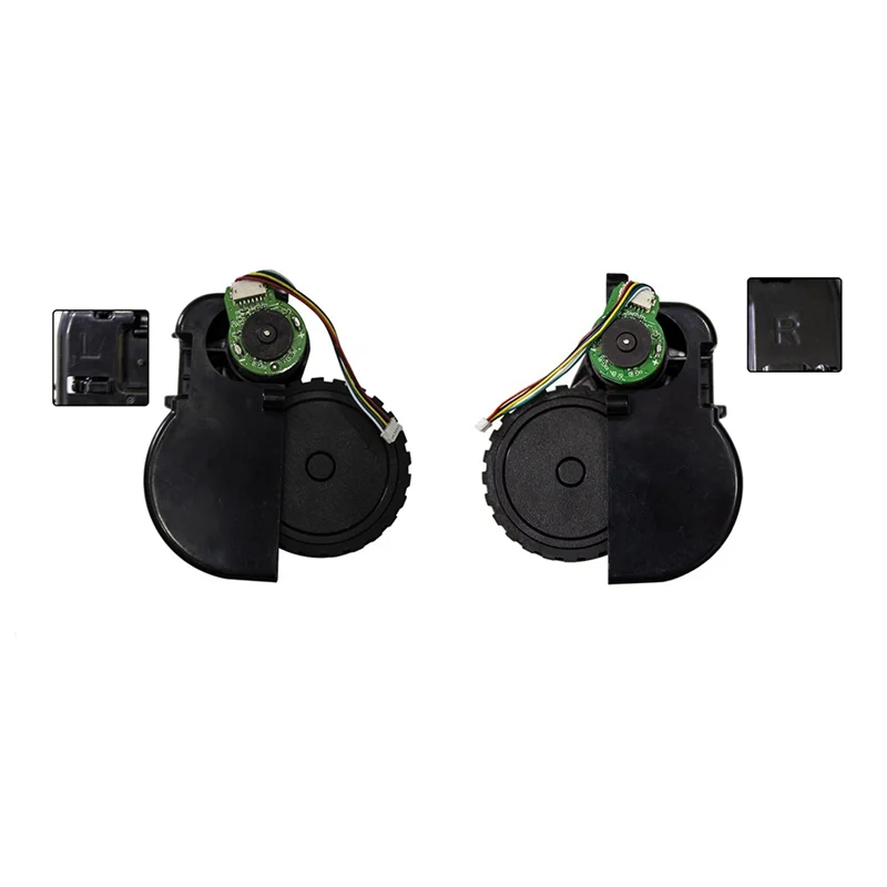 بدلة محرك العجلة اليسرى للمكنسة الكهربائية الجديدة لقطع غيار المكنسة الكهربائية الروبوتية EXVAC660 EXVAC680S