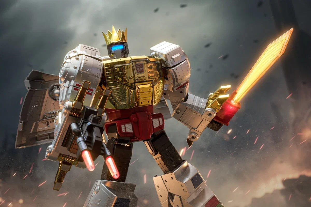 In Voorraad Robosen Transformatoren Grimlock Automatische Transformatie Slimme Robot Vlaggenschipeditie-Programmeerbare Spraakbesturing