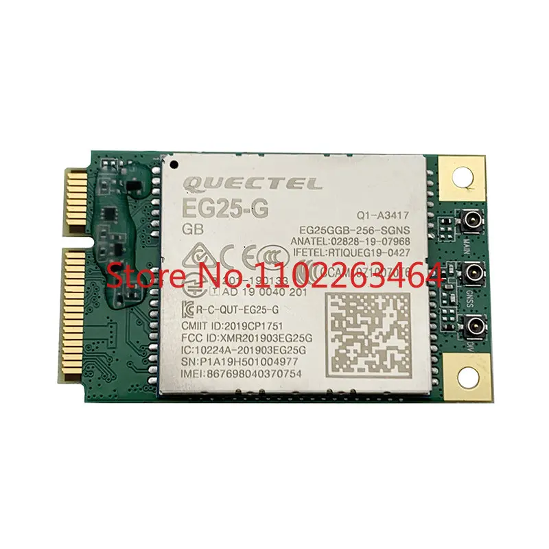 (Second hand) EG25GGB-MINI PCIE without sim card  EG25-G Mini Pci-express EG25GGB-256-SGNS Global band of EC25 EC25-AU