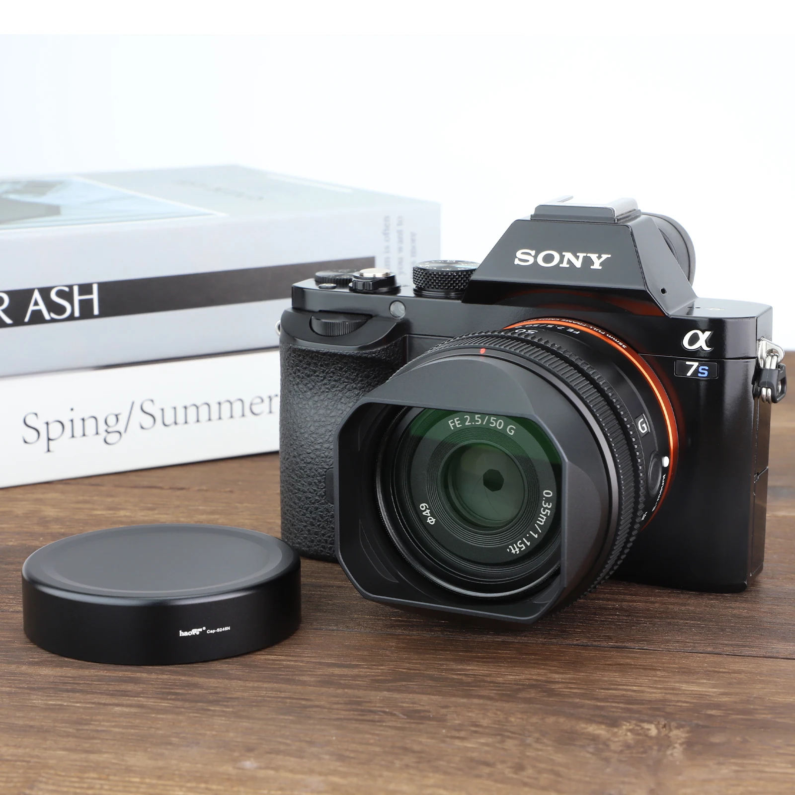 SONY FE 40mm F2.5 G メタルフード付き 純正レンズキャップなし F-Foto、ソニー「FE 24mm F2.8 G」「FE 40mm F2.5 G」用のアルミフード