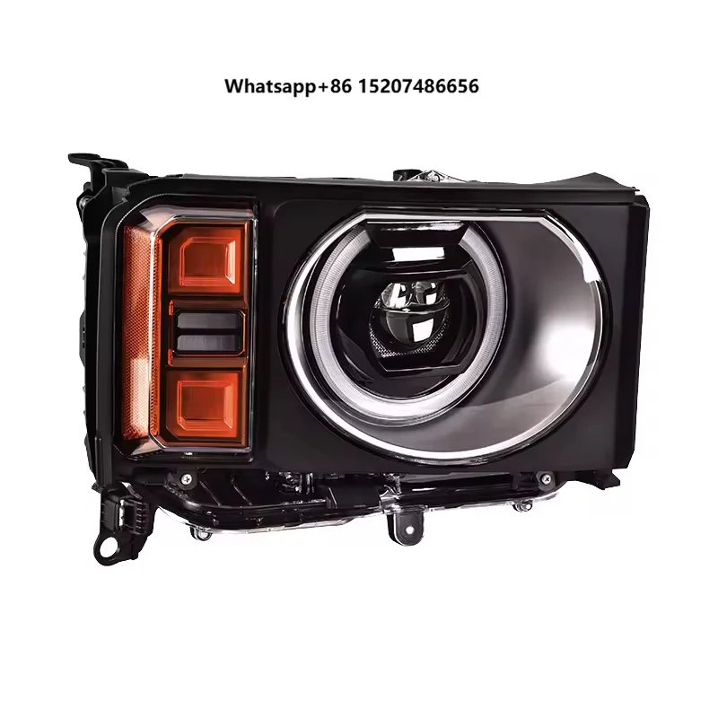 

Head Lamp 2024 202 Headlights Dynamic Signal Headlight DRL LED Dual High Beam Lens