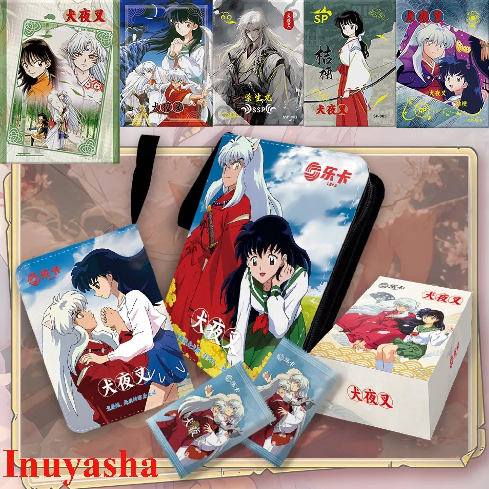 

New LEKA Inuyasha Collection Cards Higurashi Kagome Kikyo Paper Card Child Kids Birthday Gift Game Cards Toys Christmas Gifts