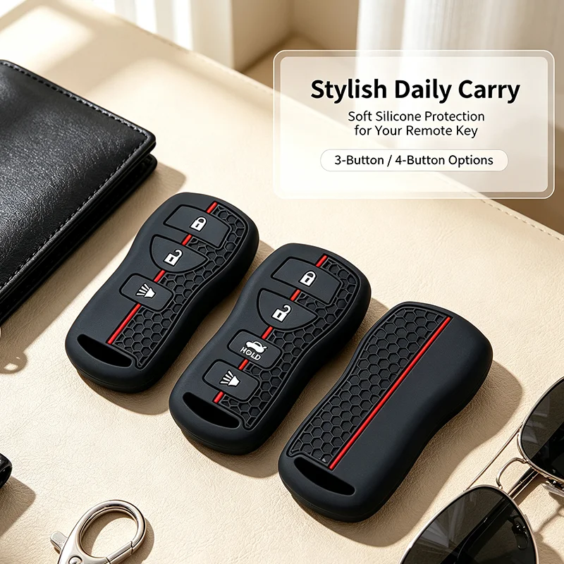 3/4 Buttons Remote Car Key Cover Case Fob For Nissan Sentra Armada Altima Maxima Infiniti FX35 EX35 FX45 QX56 G35 M45 I35 Parts