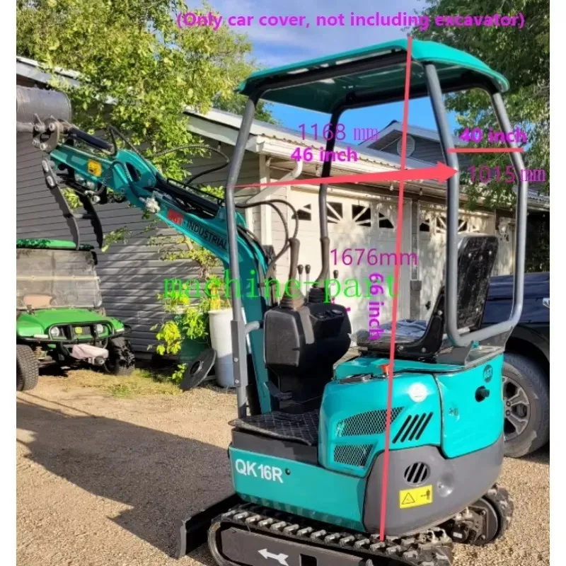 Mini Excavator Cover Waterproof Dustproof Protective Exterior Snow Protection Cover For Kubota Sany