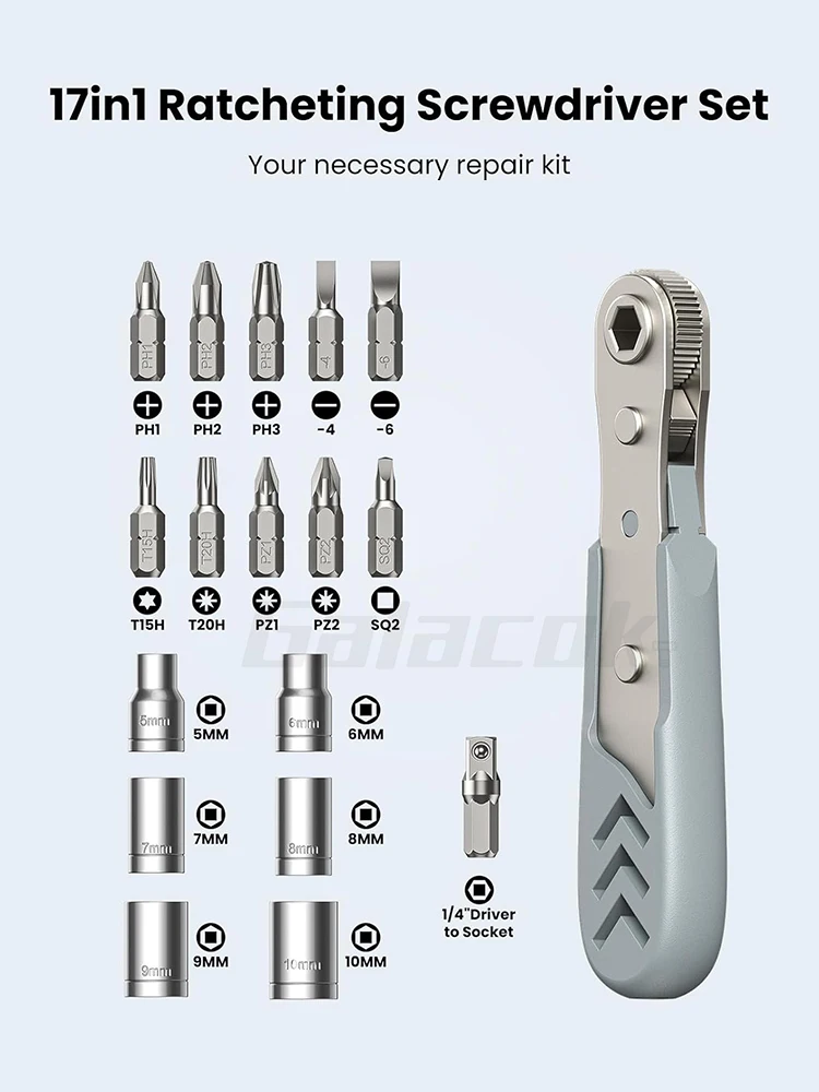 Zestaw wkrętaków z grzechotką kątową 24 w 1 Zestaw kluczy nasadowych z grzechotką 36-zębową Zestaw kluczy nasadowych z grzechotką Narzędzia do naprawy samochodów Zestaw kluczy ręcznych