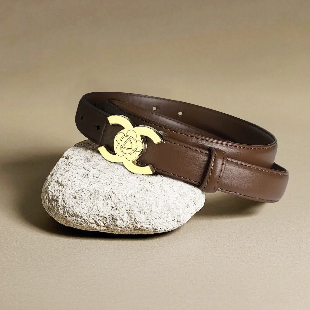 

Простой женский джинсовый ремень, повседневный модный женский ремень Joker с гладкой пряжкой.