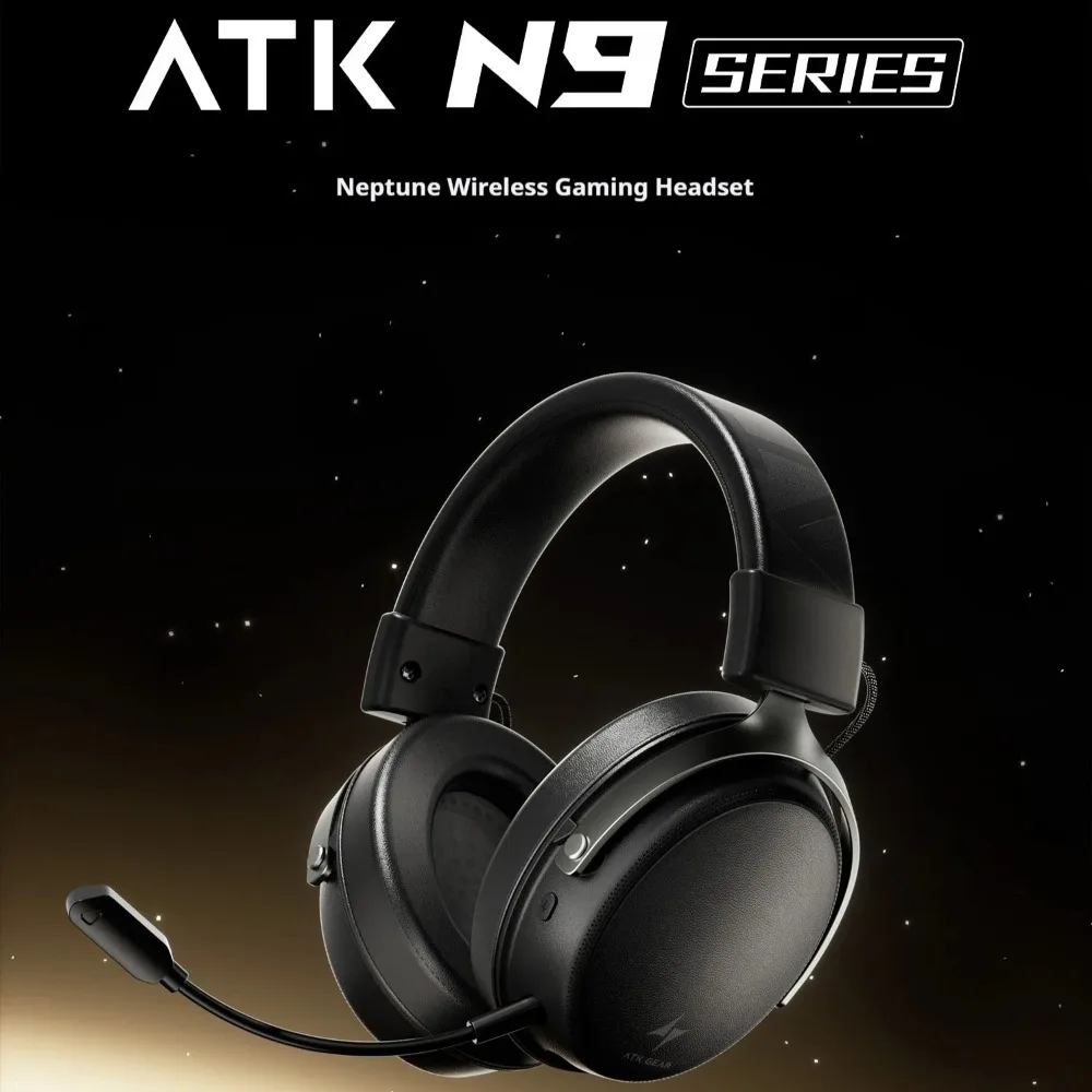 

ATK N9 Pro Ultra Наушники Hi-Fi Беспроводные четырехрежимные наушники с шумоподавлением 3D объемного звучания Накладные наушники Пользовательские игровые аксессуары