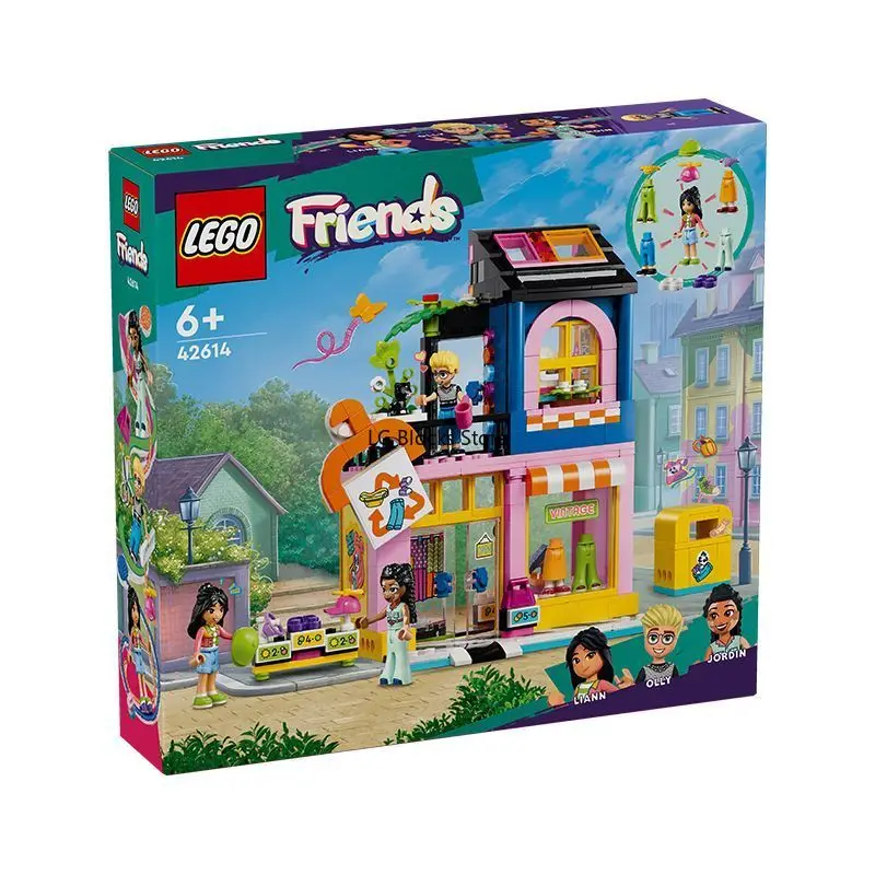 LEGO Friends Vintage Fashion Store, Social-Emotional Toy, Buildable Model, Role-Play for Kids Aged 6 Years Old and Up 42614