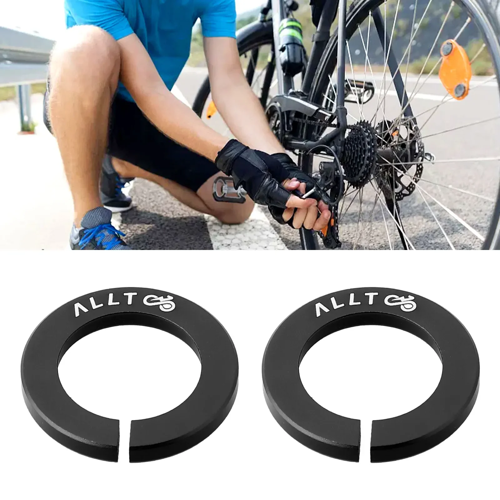 Anti-twist Cap Hub Torque Cover Garden Outdoor Black Aluminum Alloy 2pcs 30.7x3.4x20mm About 8g Bike High Quality