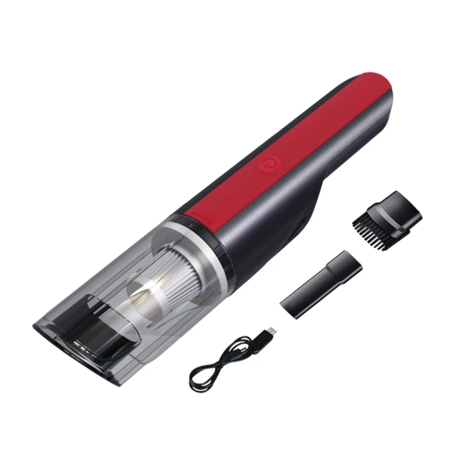 Car Vacuum Cleaner Powerful Red High Power Portable Compact 12000PA Lightweight Automotive Interior Cleaner for Pet Hair RV
