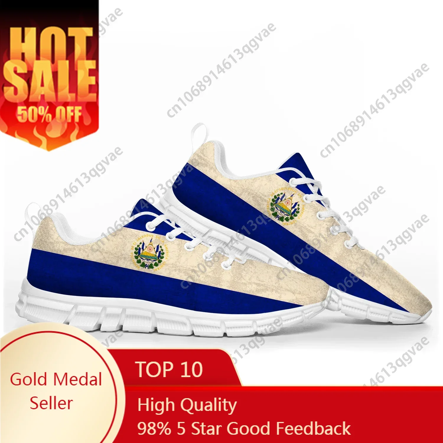 

El Salvador Flag Sports Shoes Mens Womens Teenager Kids Children Sneakers El Salvador Casual Custom Couple Shoes