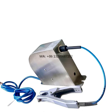 

Telescopic steel wire reel for electrostatic bonding and grounding