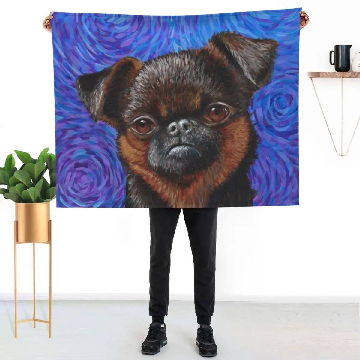 

Brussels Griffon Throw Blanket Luxurious Soft Blanket Holiday Gift for Family