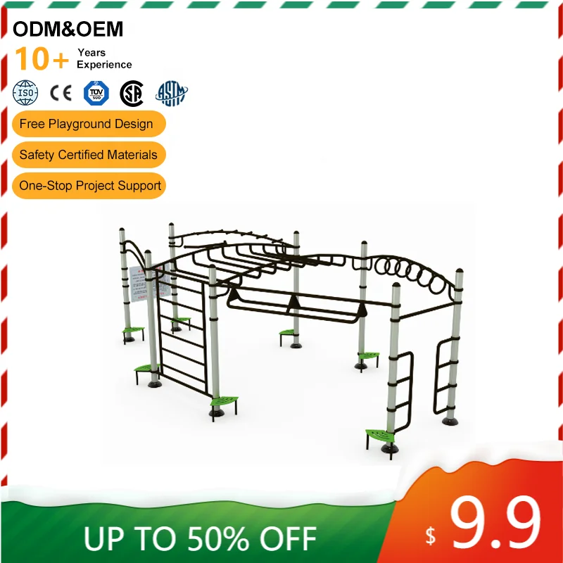 Air‑Walker Monkey Bar Outdoor Gym Fitness Equipment for Public Street Park Body Exercise