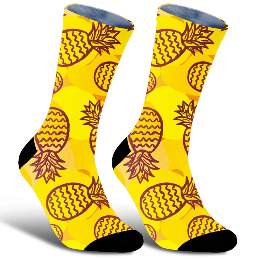 Buenas noticias para entusiastas de los deportes Calcetines largos deportivos profesionales, absorbentes del sudor y antideslizantes, protegen los tobillos Nuevo