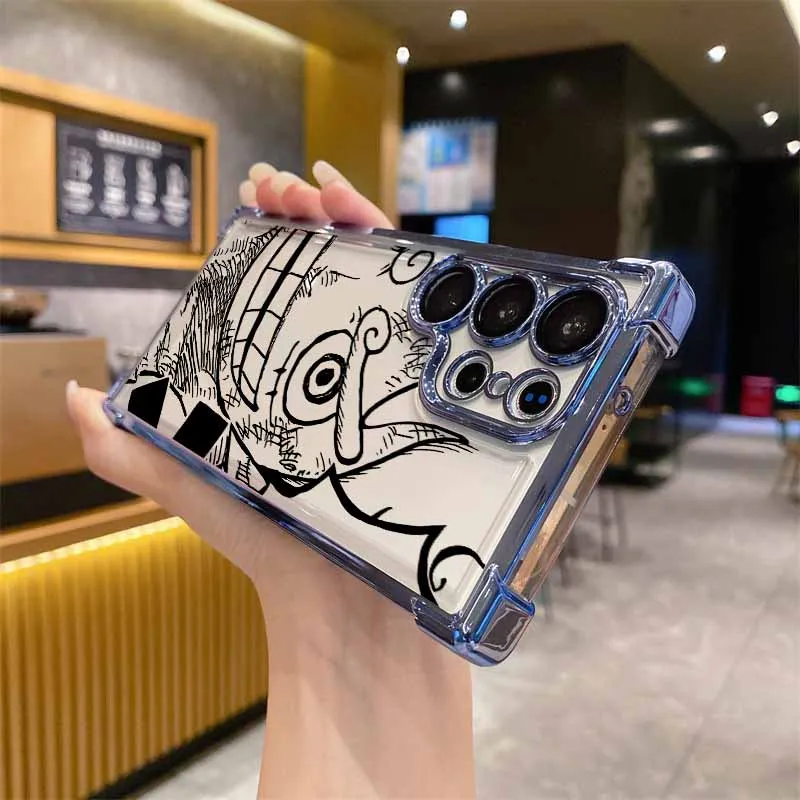 Anime One Piece Handyhülle für Samsung S26 S25 Edge S24 S23 S22 S21 S20 FE Ultra Plus Lite, Galvanisierte Sturzsichere Schutzhülle – Detail 13
