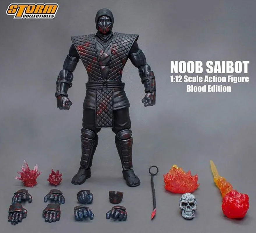 

Storm Toys 1/12 Noob Saibot Blood Version 6 дюймов Фигурки Модель игрушки в наличии