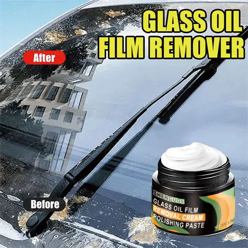 Car Glass Polish Coating Kit for Windshield Oil Film Cleaning Brush Auto Glass Cleaning Water Repellent Anti Rain Hydrophobic