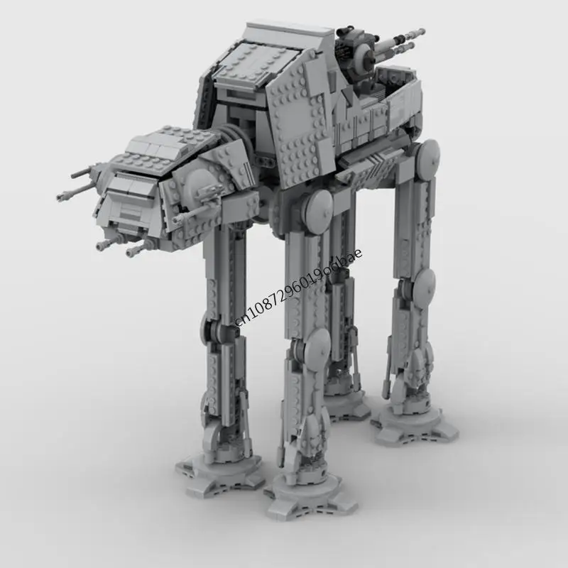New 1293Pcs Famous Star Battle Movie Moc AT IC Terrain Ion Cannon Model Custom Puzzle Diy Creative Ideas Kidtoy Birthday Gift