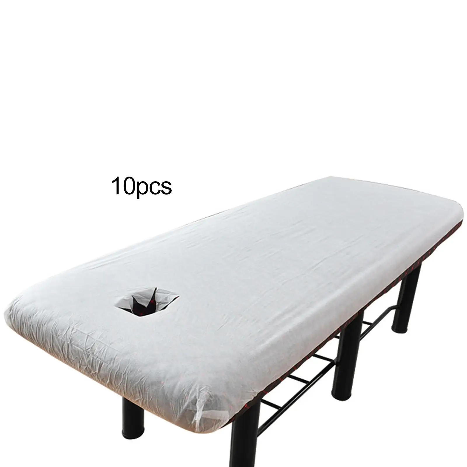 10Pcs Disposable Fitted Massage Table Sheets Portable for Adults Home Beauty