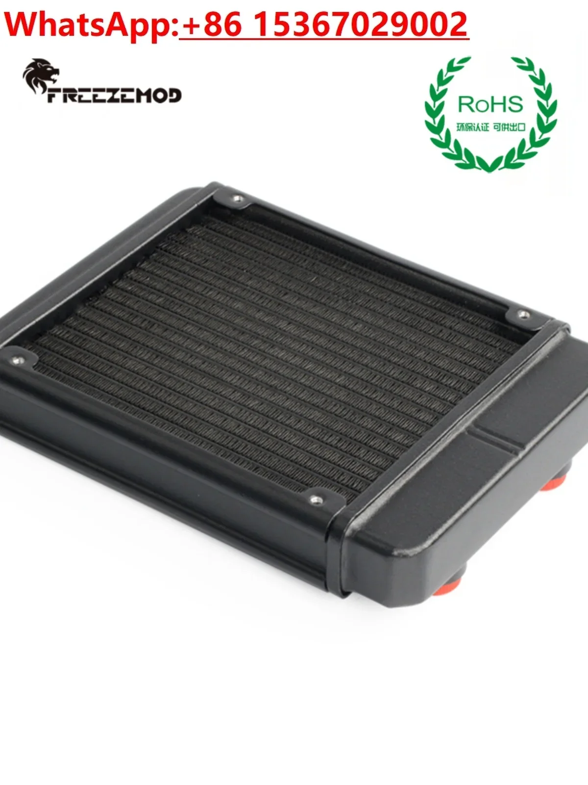 

Алюминиевый радиатор FREEZEMOD с водяным охлаждением SR-L120G14, резьбовой порт, плотный 17-волновый пиковый плавник