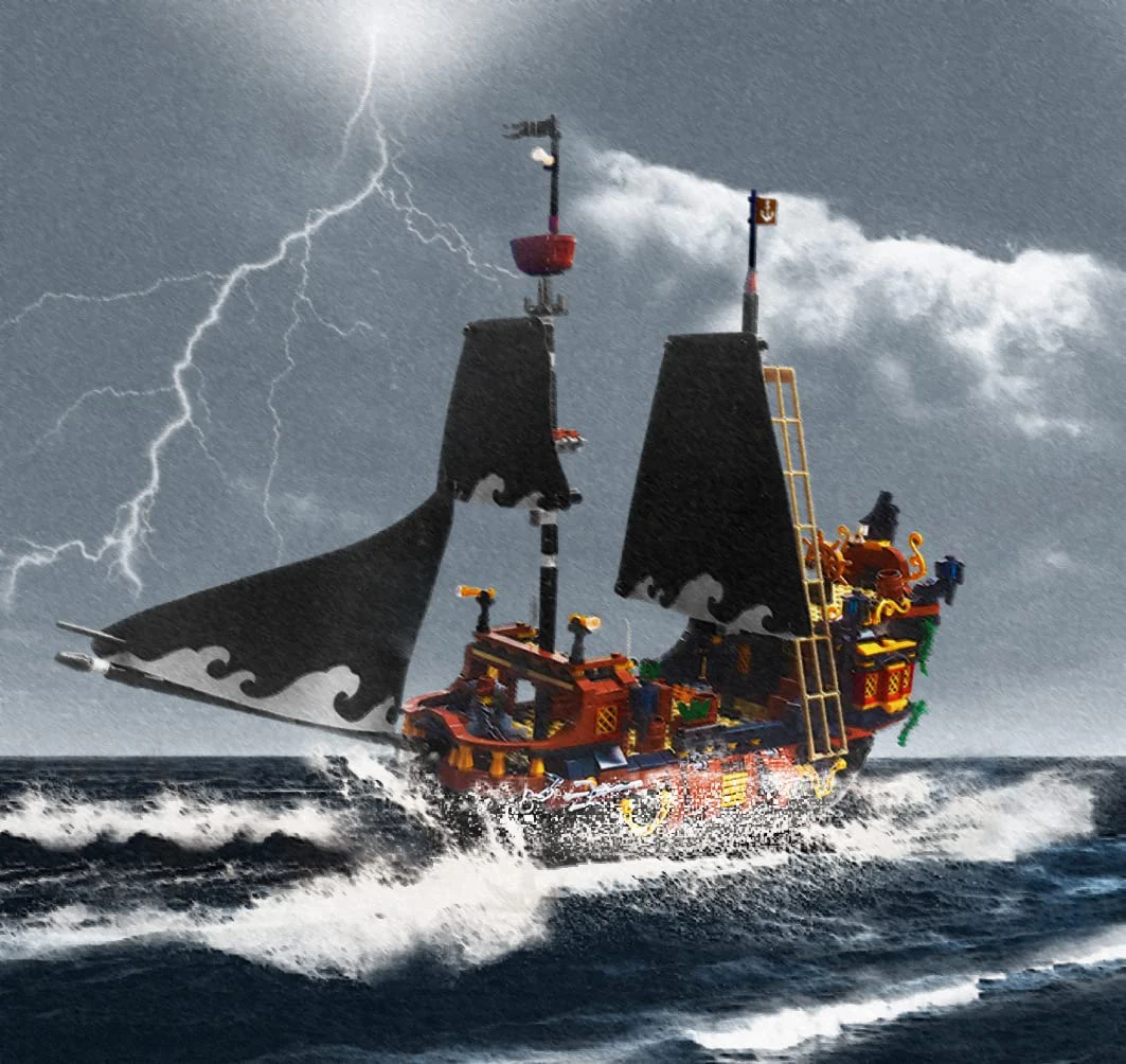 

1328pcs DIY Pirate Ship Building Blocks Bricks Assembly Adventure Model Toys Children's Educational Toys Set Birthday Gifts