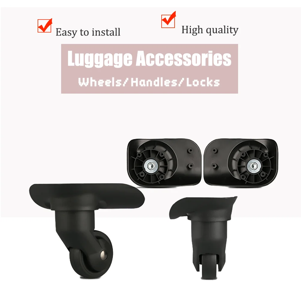 For Diplomat A-833 Degree Rotation Spinner Durable Rubber For Luggage Trolley Bag Suitcase Replacement