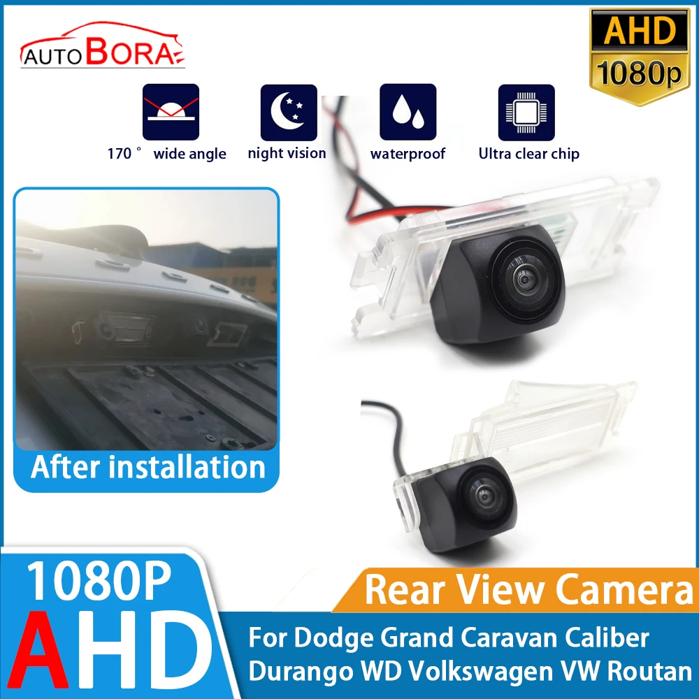 

Reverse Parking Car Rear View Camera AHD 1080P Night Vision for Dodge Grand Caravan Caliber Durango WD Volkswagen VW Routan