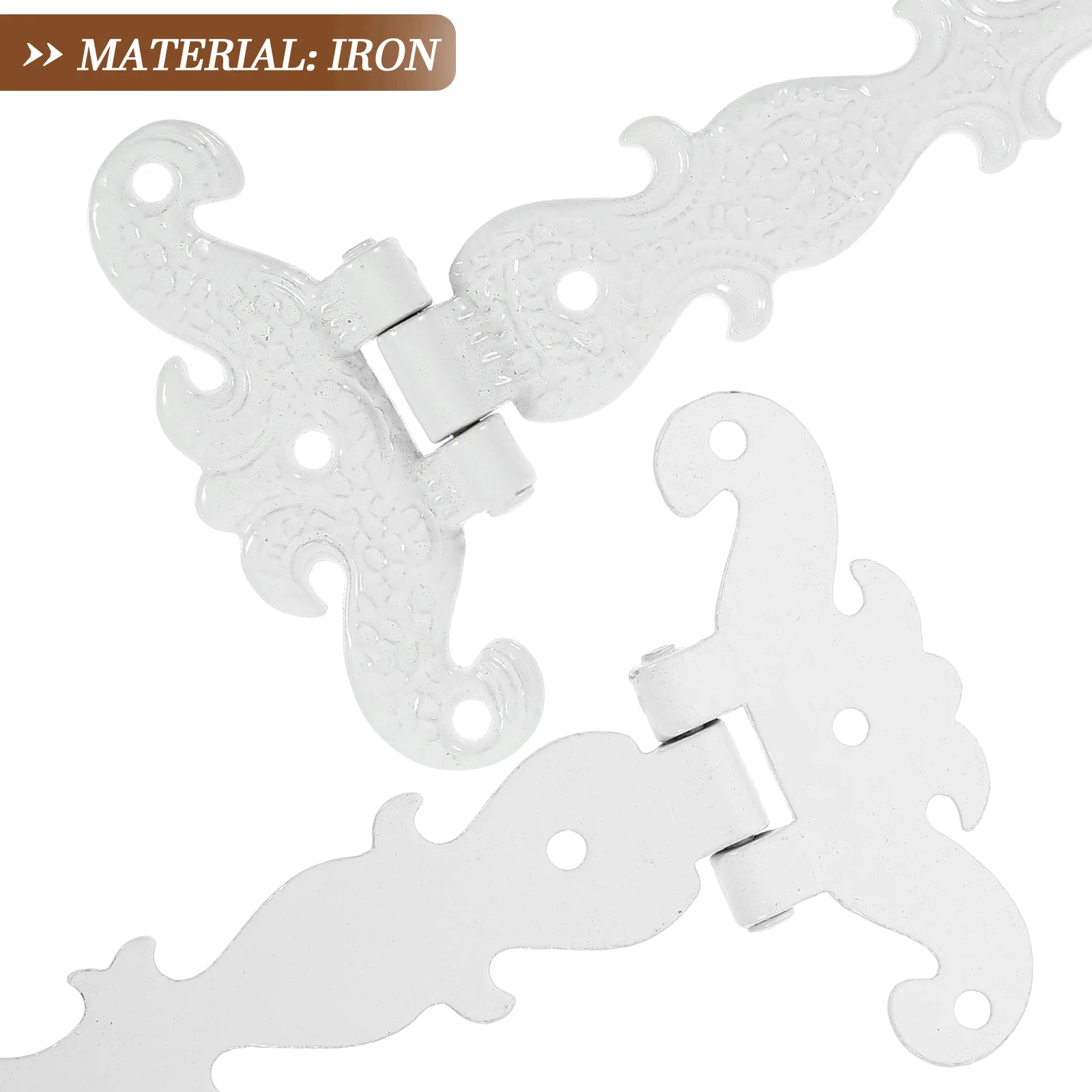 

2pcs Vintage Hinges Zinc Alloy Bronze Color Durable Heavy Duty Gate Hardware for Wooden Fences Easy Installation Wide