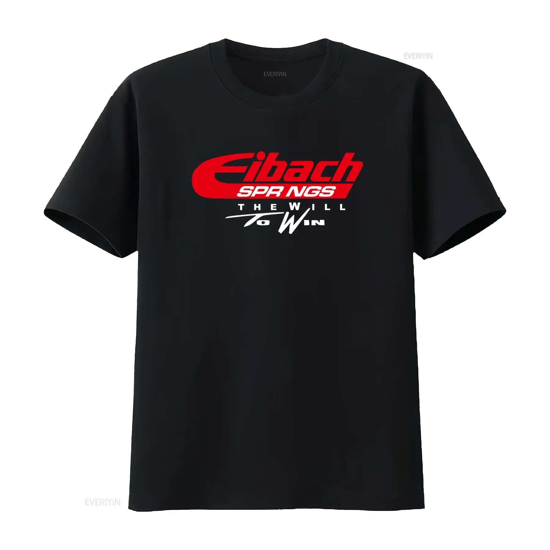 Nueva Camiseta con el Logotipo de Eibach Springs para Hombre, Diseño The Will to Win, Tallas S a 2XL, Envío Rápido en EE. UU., Estilo Vintage Lavado, Gráfico Urbano