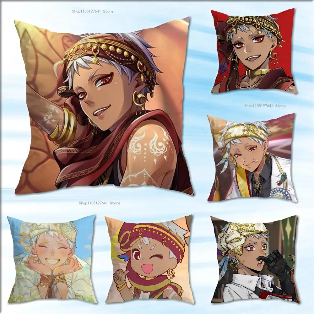 K-Kalim Al-Asim T-Twisted Pillow Case For Sofa Decor Car Office Room Printing Cushion Cover Decorations and Protector