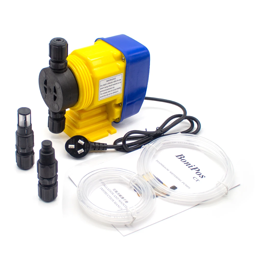 

CT Series Metering Pump Electromagnetic Diaphragm Pump Acid Alkali Dosing Pump Corrosion-Resistant Chemical Proportioning Pump