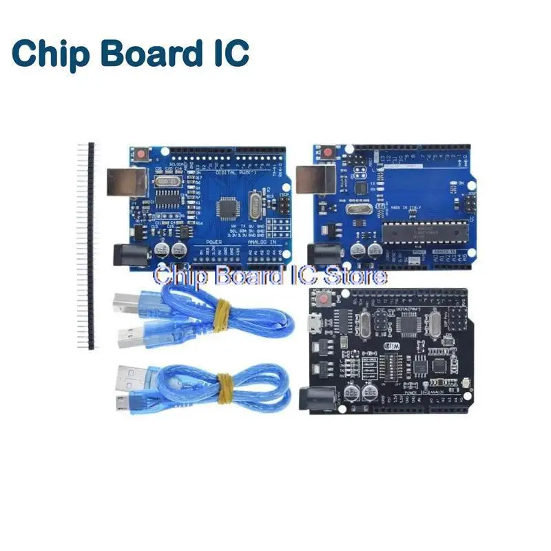 UNO R3 Official Box ATMEGA16U2 / UNO+WiFi R3 Original ATMEGA328P Chip CH340G For Arduino UNO R3 Development Board WeMos ESP8266