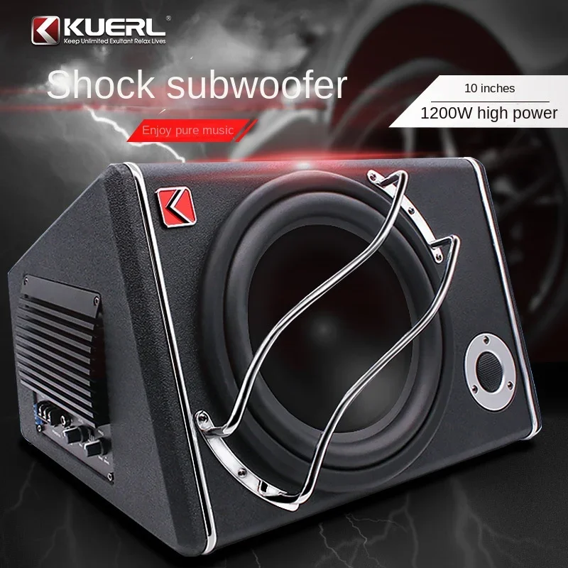 

10 Inch Car Audio Subwoofer 12V Active High Power with Tweeter Modified AMP Car Subwoofer Amplifier SUV Auto Audio Accessories