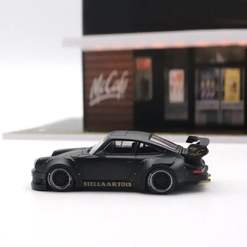 

Модель автомобиля MC 1/64 RWB 930, литой спортивный автомобиль из сплава GT и версия Duck Wing