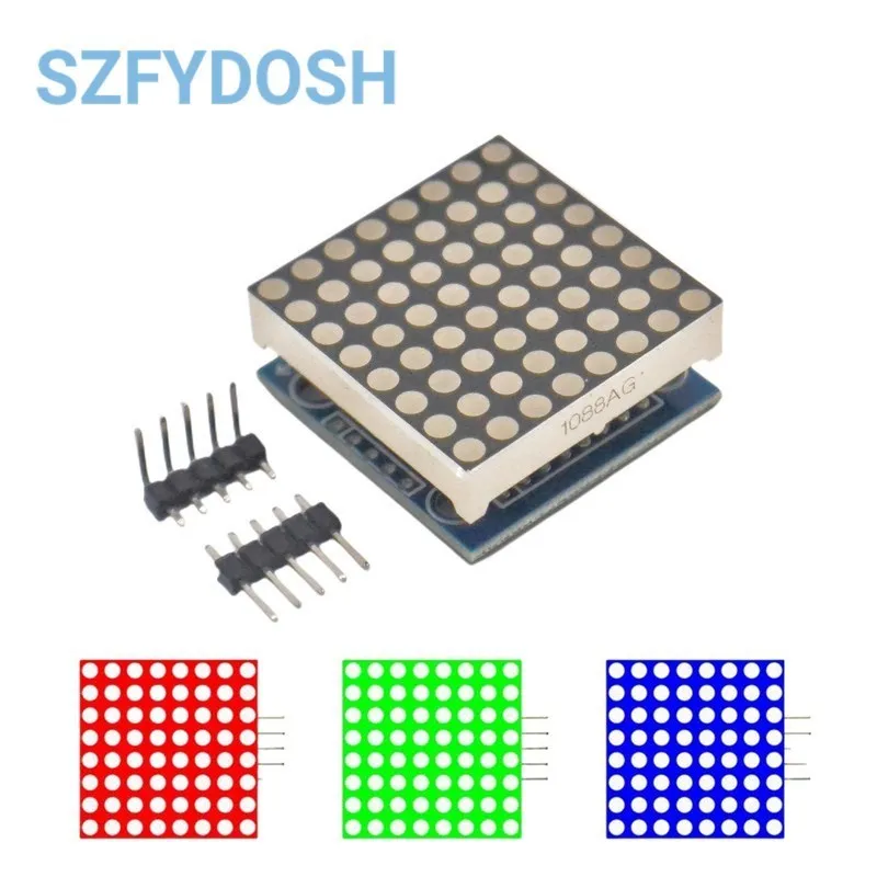 MAX7219 moduł macierzy punktowej moduł wyświetlacza mikrokontrolera gotowe towary dla stm raspberry pi UNO-R3