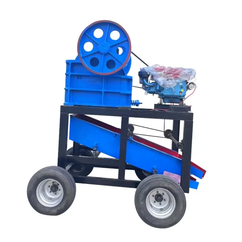 

Hard Rock Gold Ore D iesel Engine Jaw Crusher for First Stage Mineral Processing Crushing Used for Stone Application Core Gear