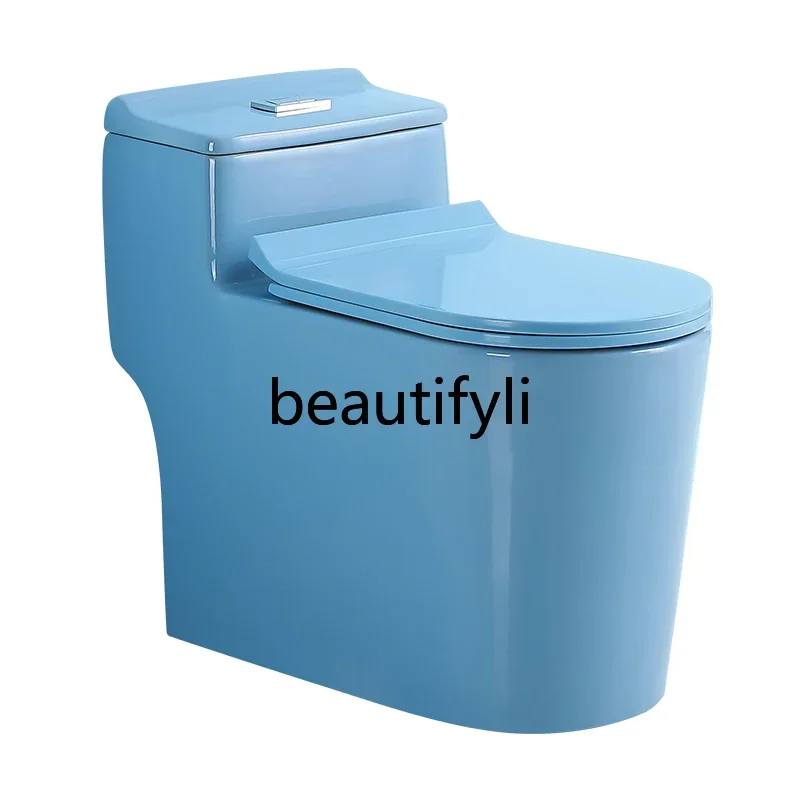 

Color toilet personality creative toilet