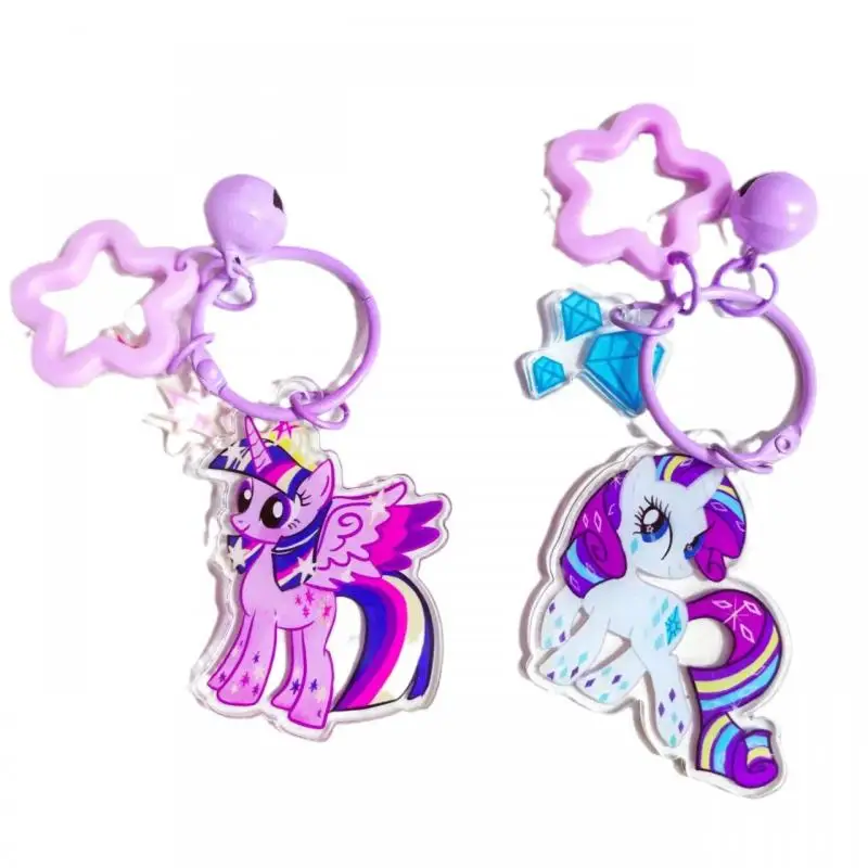 Chaveiro de Unicórnio Kawaii de Anime, Acessório de Moda para Meninas, Pingente para Chaves de Carro e Mochilas, Decoração para Novas Bolsas, Brinqued