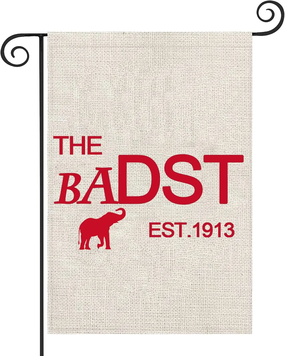 Sisters Sorority Garden Flag THE BADST EST.1913 Elephant Yard Flag Sorority Sister Housewarming Birthday Gift (BADST EST.1913)