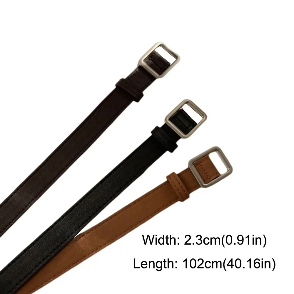 Ceinture en cuir au Design de luxe à la mode, polyvalente, sangle de taille décontractée, réglable pour pantalons et jeans pour femmes et hommes