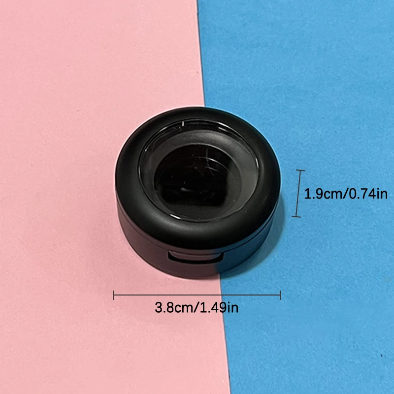 علبة ظلال عيون مستديرة فارغة ، موزع مكياج أساس قابل لإعادة الملء مع لوح ، صندوق أحمر شفاه أحمر شفاه ، لوحة صبغ #5