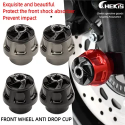 Chekis Is Suitable for Zontes 125m 310m 150m 150D 350D 350E 350m Modified Accessories, Front Wheel Anti-Collision Ball, Front Shock Absorber, Front Fork Cup, Aluminum Alloy