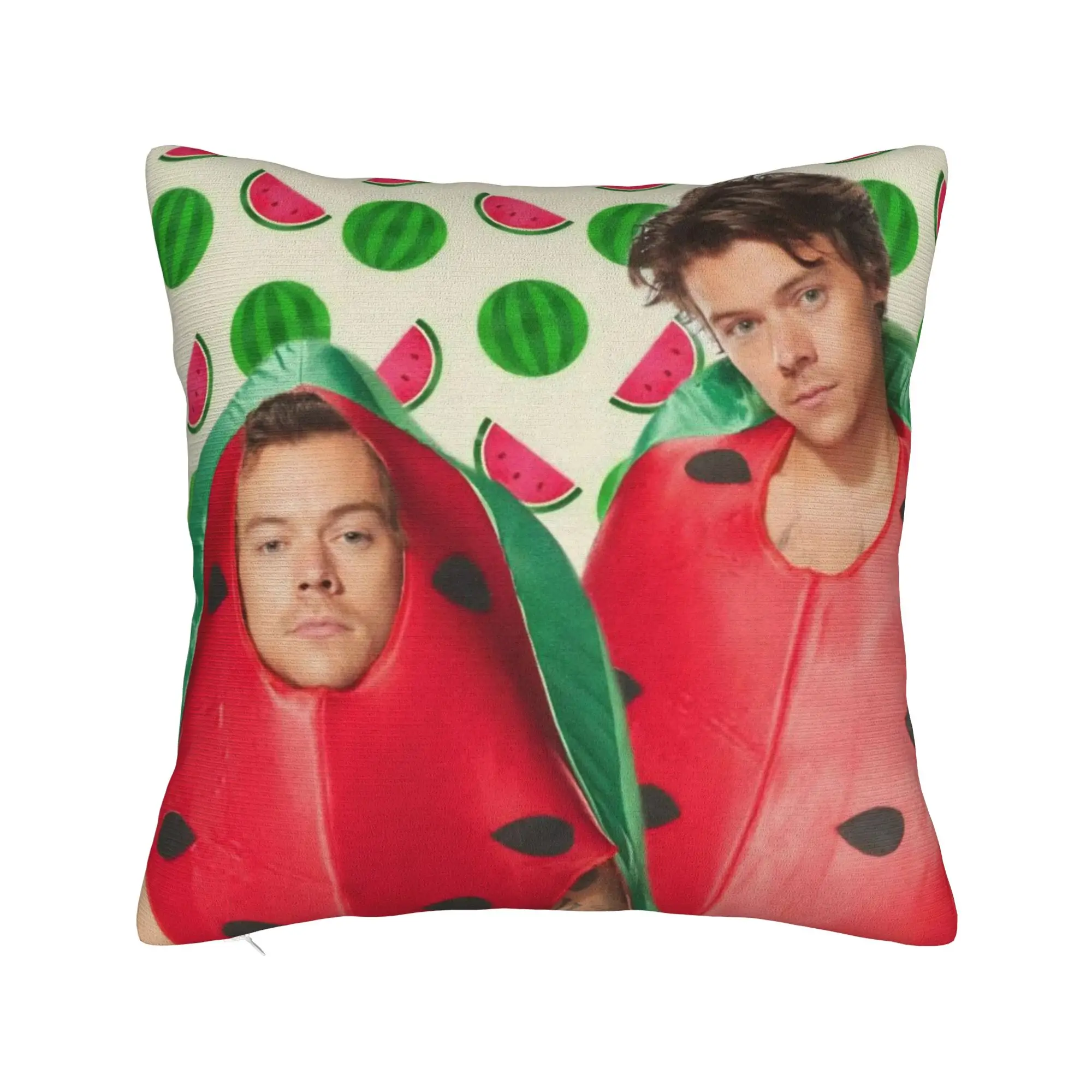 Harrys Styles Pillowcase Double-sided Printing Polyester Cushion Cover Decor  Throw Pillow Case Cover Bed Square 45*45cm