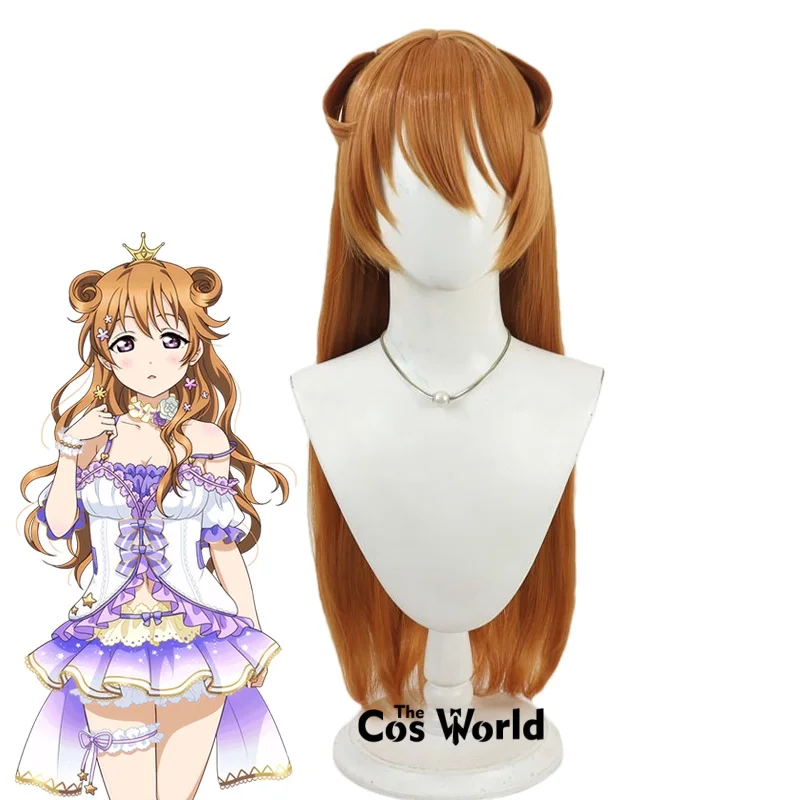 

Love Live Nijigasaki Konoe Kanata 70 см длинные Хэллоуин аниме косплей парики синтетические волосы + шапочка для парика