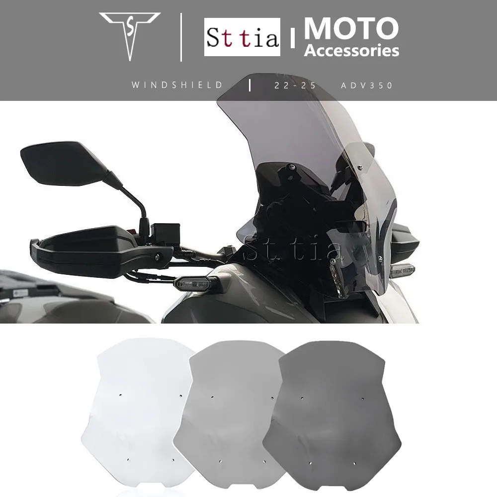 Für HONDA ADV 350 Adv 350 adv 350 ADV 350 2022 2023 2024 2025 Neue Motorrad Zubehör Windschutzscheibe Acryl Frontscheibe Shroud