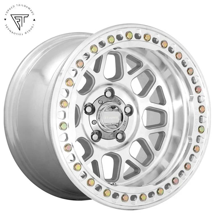 KMC 17x9J -38 offset Aluminum Beadlock Ring Forged truck Negative for drag Racing 6x139